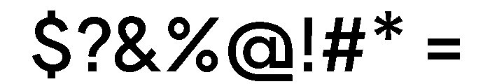 Tofsatori Medium Font OTHER CHARS