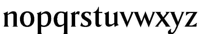 TongariDisplayLimited Medium Font LOWERCASE
