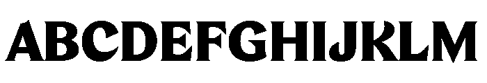 TongariLimited Black Font UPPERCASE