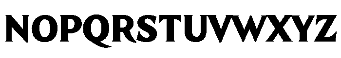 TongariLimited Black Font UPPERCASE