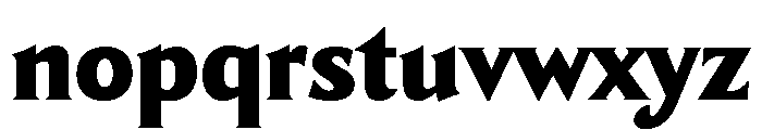 TongariLimited Black Font LOWERCASE