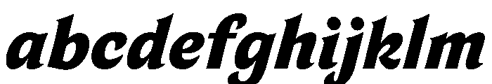 TongariLimited Blackitalic FONT