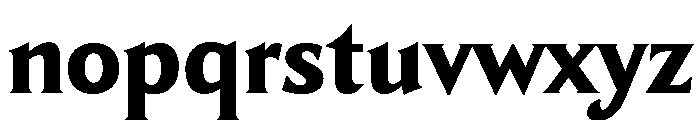 TongariLimited Extrabold Font LOWERCASE