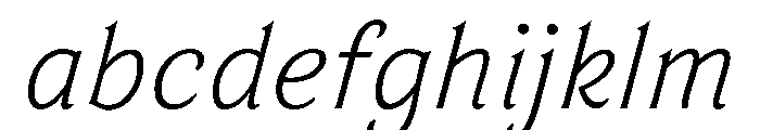 TongariLimited Lightitalic FONT