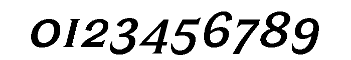 TongariLimited Mediumitalic Font OTHER CHARS