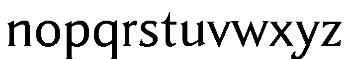 TongariLimited Regular Font LOWERCASE