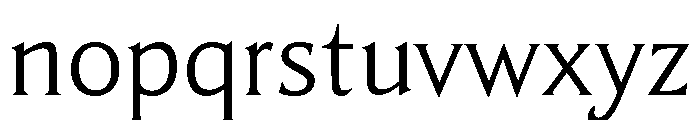 TongariLimited SemiLight Font LOWERCASE