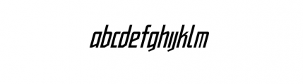 ToBeContinued Italic Font LOWERCASE