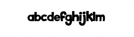 Toonish Regular Font LOWERCASE