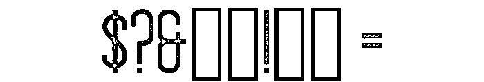 Tobacco Aged Font OTHER CHARS