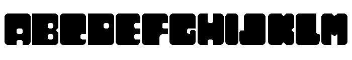 Tonal Condensed Font UPPERCASE
