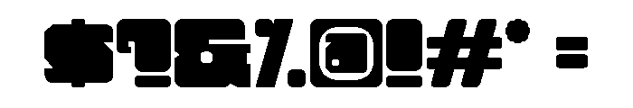 Tonal Medium Font OTHER CHARS