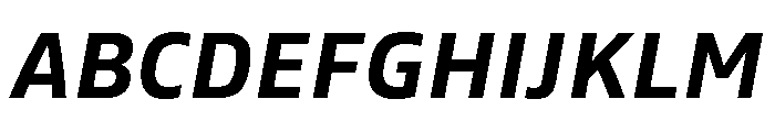 Tonos Bold Italic Font UPPERCASE