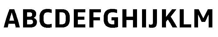 Tonos Bold Font UPPERCASE