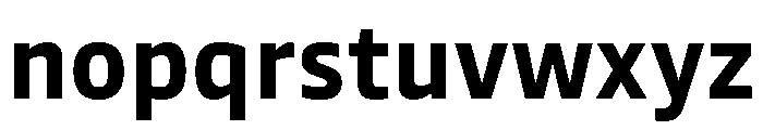 Tonos Bold Font LOWERCASE