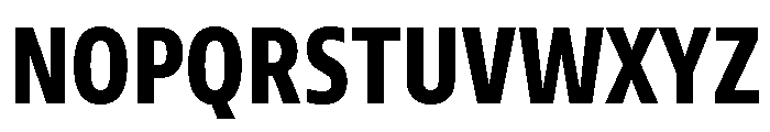 Tonos Condensed Bold Font UPPERCASE