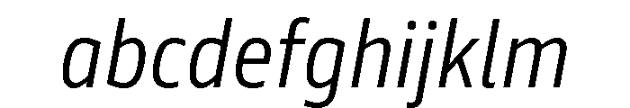 Tonos Condensed Light Italic FONT