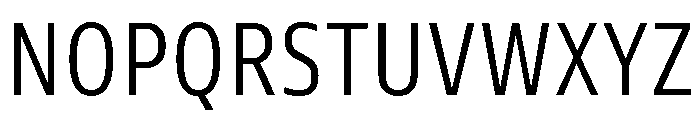 Tonos Condensed Light Font UPPERCASE