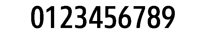 Tonos Condensed Medium Font OTHER CHARS