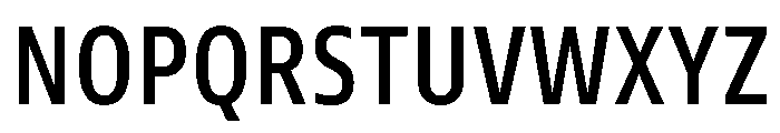 Tonos Condensed Medium Font UPPERCASE