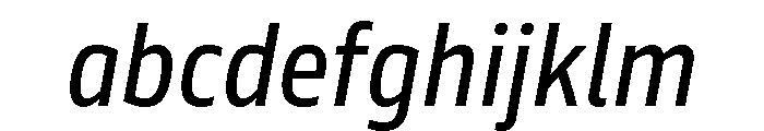 Tonos Condensed Regular Italic FONT
