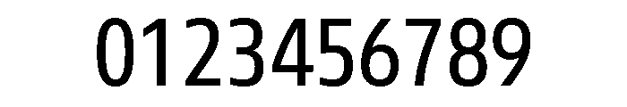 Tonos Condensed Regular Font OTHER CHARS