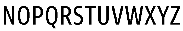 Tonos Condensed Regular Font UPPERCASE