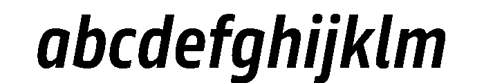 Tonos Condensed Semi Bold Italic FONT