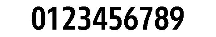 Tonos Condensed Semi Bold Font OTHER CHARS