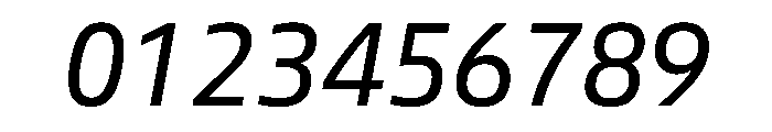 Tonos Italic Font OTHER CHARS
