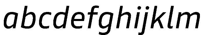 Tonos Italic FONT