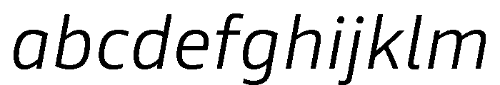 Tonos Light Italic FONT