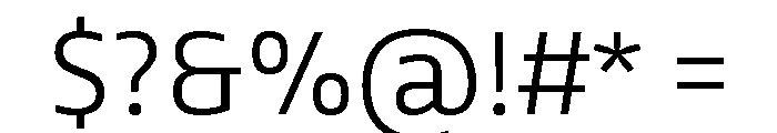 Tonos Light Font OTHER CHARS