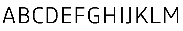 Tonos Light Font UPPERCASE