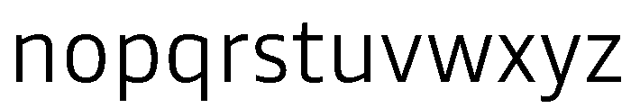 Tonos Light Font LOWERCASE