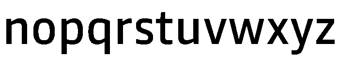 Tonos Medium Font LOWERCASE