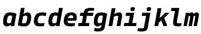 Tonos Mono Bold Italic FONT