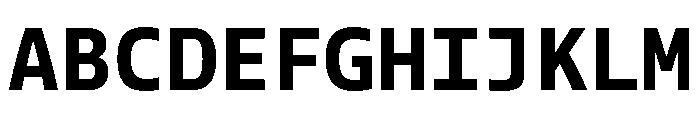 Tonos Mono Bold Font UPPERCASE