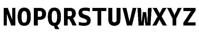 Tonos Mono Bold Font UPPERCASE