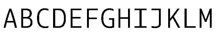 Tonos Mono Light Font UPPERCASE