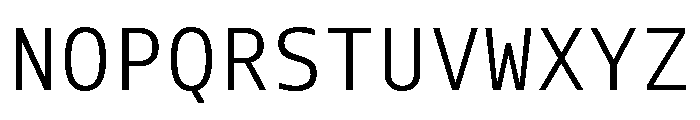 Tonos Mono Light Font UPPERCASE