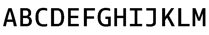 Tonos Mono Medium Font UPPERCASE