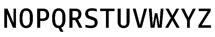 Tonos Mono Medium Font UPPERCASE