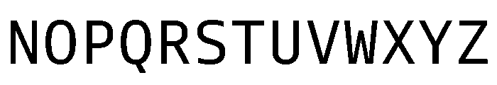 Tonos Mono Regular Font UPPERCASE