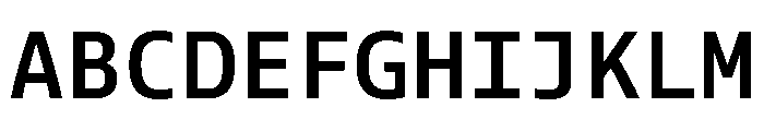 Tonos Mono Semi Bold Font UPPERCASE