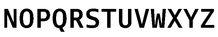 Tonos Mono Semi Bold Font UPPERCASE
