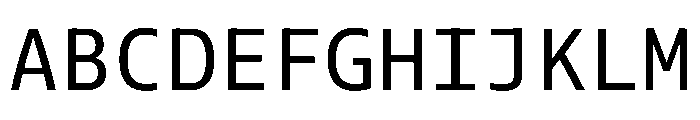 Tonos Mono Font UPPERCASE