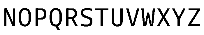 Tonos Mono Font UPPERCASE
