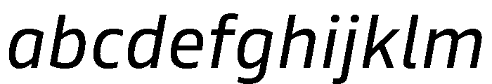 Tonos Regular Italic FONT