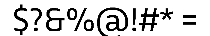 Tonos Regular Font OTHER CHARS